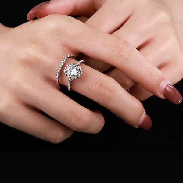 PURE 925 SILVER Savannah Ring Set