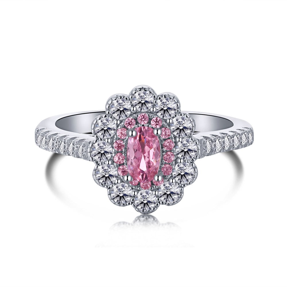 PURE 925 SILVER PINK Jamille Ring