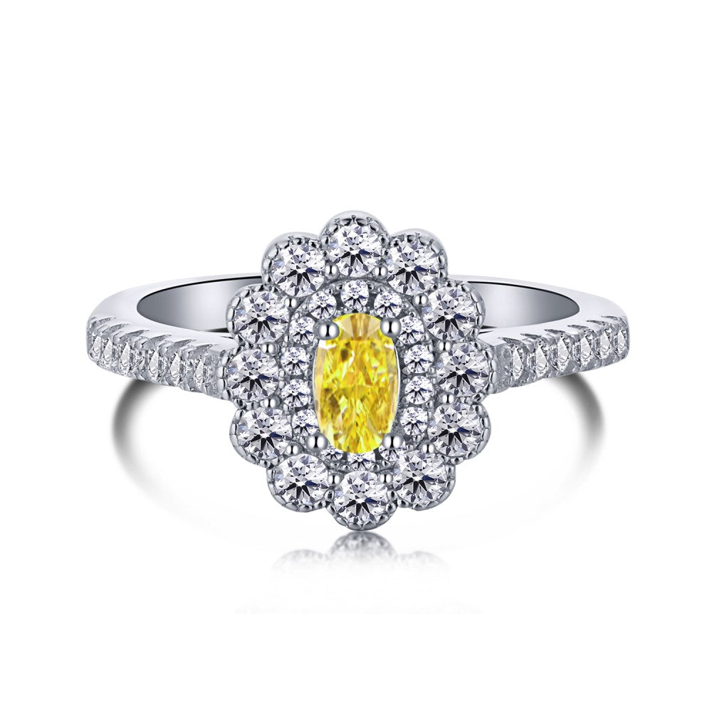 PURE 925 SILVER YELLOW Jamille Ring