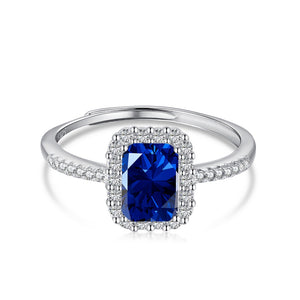 PURE 925 SILVER BLUE Emillia Ring