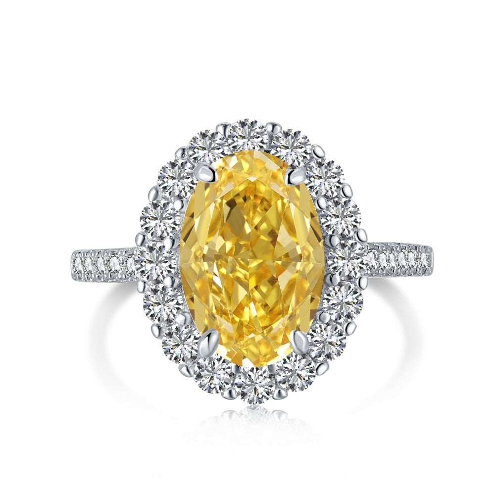 PURE 925 SILVER YELLOWTiffany Ring