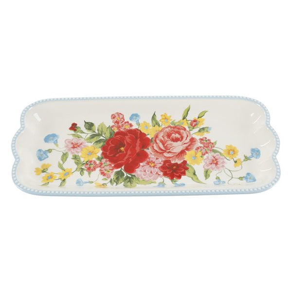 The Pioneer Woman Floral Medley 3-Piece Serve Tray Set