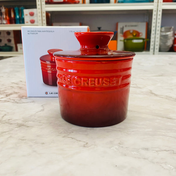 Le Creuset Butter Crock 6oz - CERISE