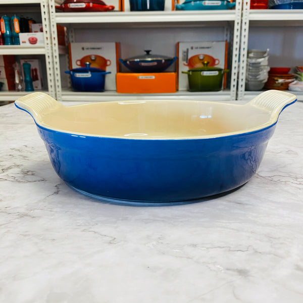 Le Creuset Round Dish 24cm - COBALT