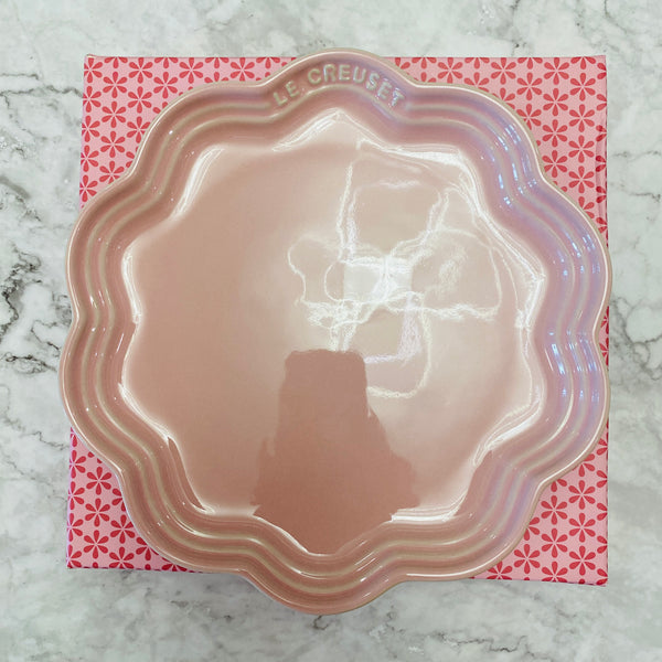 Le Creuset Frill Plate - SATIN PINK