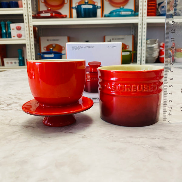 Le Creuset Butter Crock 6oz - CERISE