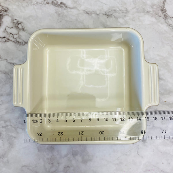 Le Creuset Stoneware Square Dish 14cm (SECOND CHOIX)- VAPEUR