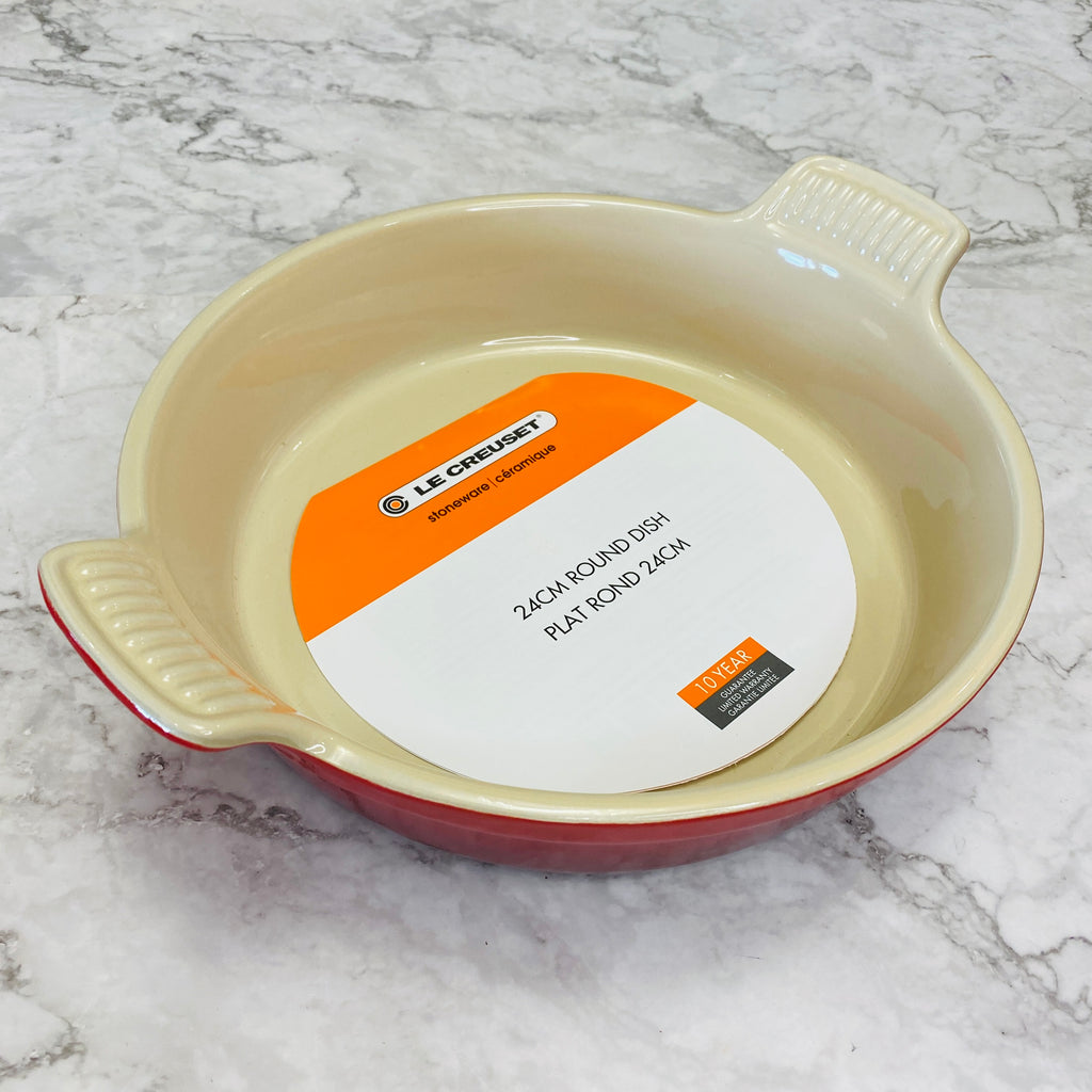 Le Creuset Round Dish 24cm - CERISE – LittleLuxeOfLife