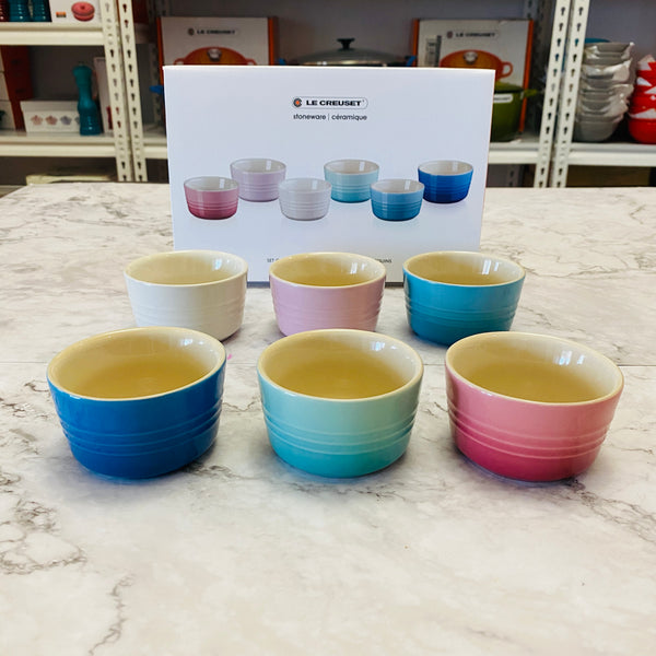 Le Creuset Mini Ramekins 3 1/2 fl. oz., Set of 6 - MULTICOLOR