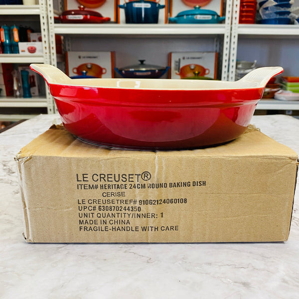 Le Creuset Round Dish 24cm - CERISE