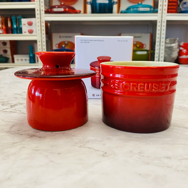 Le Creuset Butter Crock 6oz - CERISE