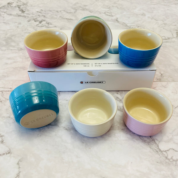 Le Creuset Mini Ramekins 3 1/2 fl. oz., Set of 6 - MULTICOLOR