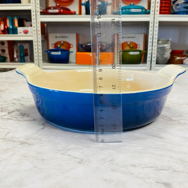 Le Creuset Round Dish 24cm - COBALT