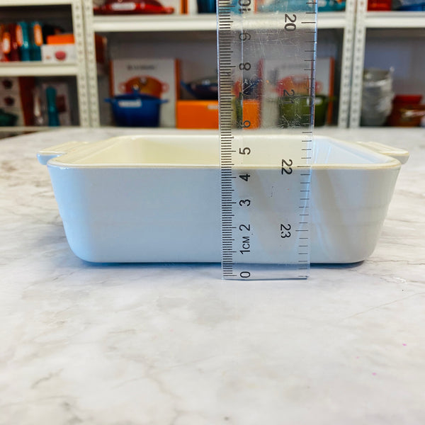 Le Creuset Stoneware Square Dish 14cm (SECOND CHOIX)- VAPEUR