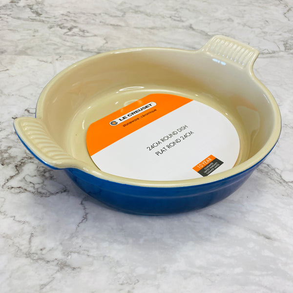 Le Creuset Round Dish 24cm - COBALT