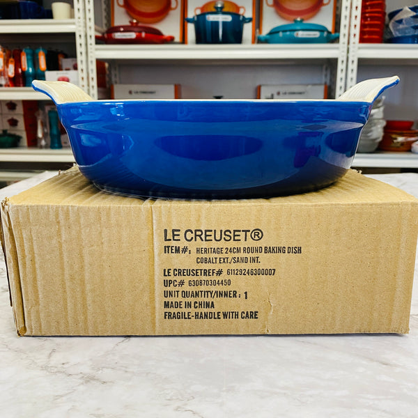 Le Creuset Round Dish 24cm - COBALT