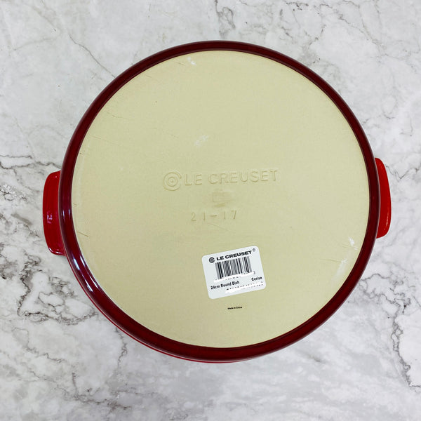 Le Creuset Round Dish 24cm - CERISE